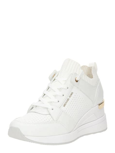 michael kors sneakers hoog dames|Michael Kors denim sneakers.